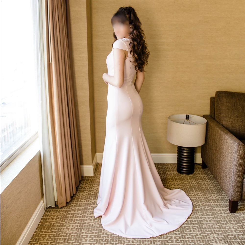 Bridesmaids Dress / bodycon / baby pink